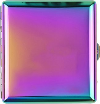 Zigarettenetui Metall Rainbow  20er