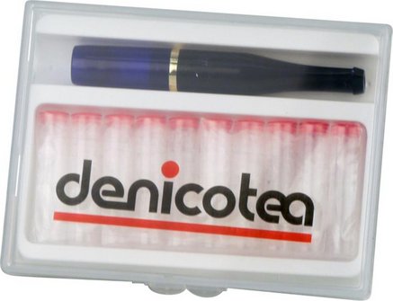 DENICOTEA Zigarettenspitze Standard Marine blau