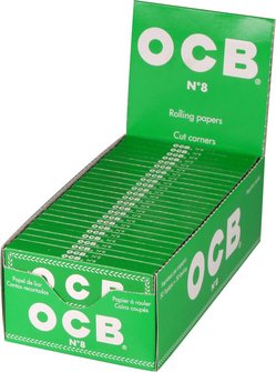 OCB Gr&uuml;n 50 Zigtt.-Papier (je 50 Heftchen)
