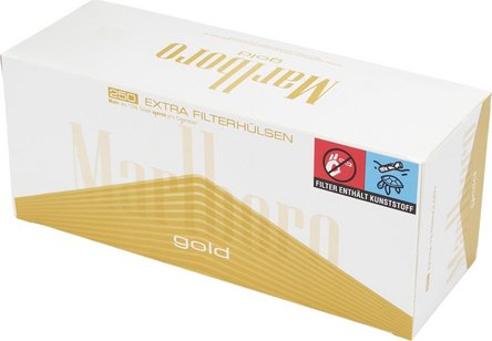 MARLBORO GOLD EXTRA 250 Zigtt.-H&uuml;lsen (4 Schachteln)