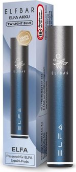 ELFBAR ELFA Akku 500 mAh f&uuml;r Elfa Pods twilight blue