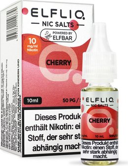 ELFBAR ELFLIQ Cherry 10mg/ml Nic Salt 10ml
