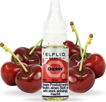 ELFBAR ELFLIQ Cherry 10mg/ml Nic Salt 10ml