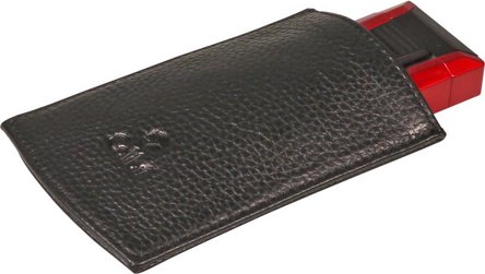 COLIBRI Ledert&auml;schchen schwarz f. Colibri Feuerzeug+Cutter L