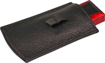 COLIBRI Ledert&auml;schchen schwarz f. Colibri Feuerzeug+Cutter L
