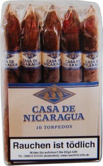 Casa de Nicaragua Torpedo 10 Stk &agrave; &euro; 4,20