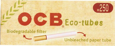 OCB Organic Eco-tubes 250 Zigtt-H&uuml;lsen (4 Schachteln)