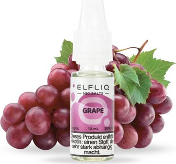 ELFBAR ELFLIQ Grape 10mg/ml Nic Salt 10ml