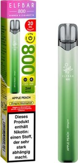 ELFBAR E-Shisha 800 Apple Peach 20 mg/ml