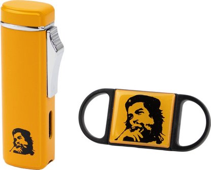 JEAN CLAUDE Set Che 3er Jet-Fzg. gelb + Zigarrencut. Che II