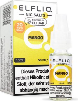 ELFBAR ELFLIQ Mango 20mg/ml Nic Salt 10ml
