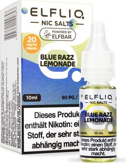 ELFBAR ELFLIQ Blue Razz Lemonade 20mg/ml Nic Salt 10ml