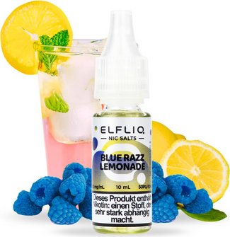 ELFBAR ELFLIQ Blue Razz Lemonade 20mg/ml Nic Salt 10ml