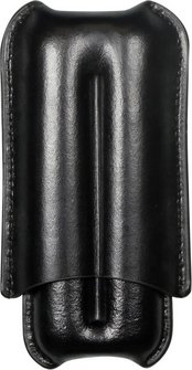 Zigarren Schiebe-Etui Lederoptik schwarz  2er