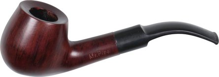 Pfeife Mr.Pipe Jujubeholz braun matt 9mm Bohrg.KS-Mundst.
