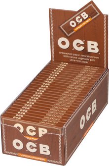 OCB Unbleached Zigtt.-Papier Virgin (je 50 Heftchen)