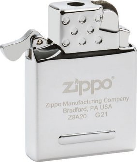 ZIPPO Gaseinsatz mit Drücker ungefüllt, Steinzündung 65801