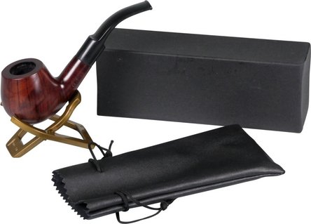 Pfeife Mr.Pipe Jujubeholz braun matt 9mm Bohrg.KS-Mundst.