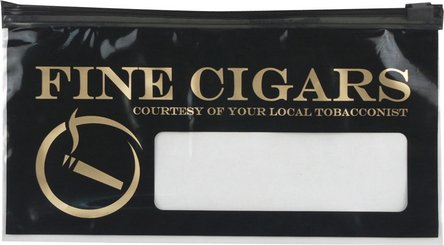 Plastic bag "Fine Cigars" for cigars