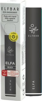 ELFBAR ELFA Akku 500 mAh f&uuml;r Elfa Pods schwarz