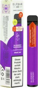 ELFBAR E-Shisha 600 "Blueberry Raspberry" 20 mg/ml CP