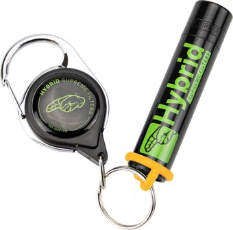 Hybrid Cloop Feuerzeughalter orange mit Hybrid-Clipper