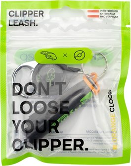 Hybrid Cloop Feuerzeughalter orange mit Hybrid-Clipper