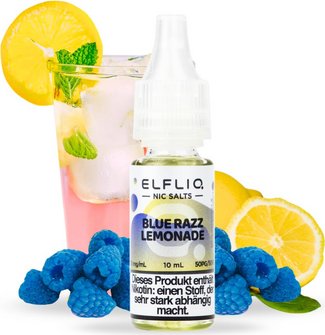 ELFBAR ELFLIQ Blue Razz Lemonade 10mg/ml Nic Salt 10ml