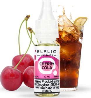 ELFBAR ELFLIQ Cherry Cola 20mg/ml Nic Salt 10ml