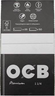 OCB Schwarz Premium Slim 1 1/4 (je 25 HF)