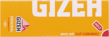GIZEH GELB Zigtt.-Papier (je 50 Heftchen)