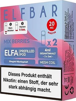 ELFBAR ELFA Pod Mix Berries 20mg/ml Nikotin 2er