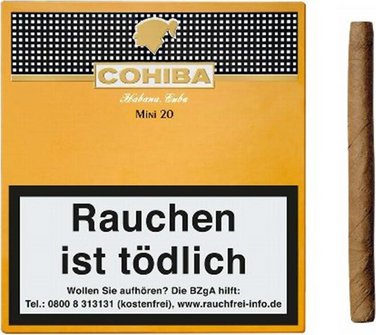 COHIBA Mini-Cigarillo - 20 Stk. &agrave; &euro; 0,945