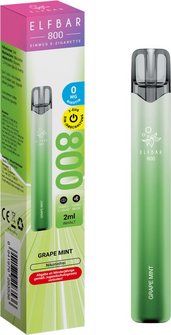 ELFBAR E-Shisha 800 Grape Mint 0 mg/ml