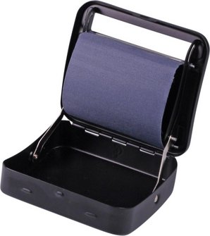Cool Zigarettenrollbox aus Metall schwarz