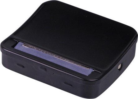 Cool Zigarettenrollbox aus Metall schwarz