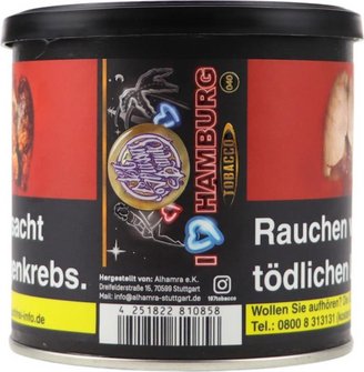 WP-Tabak 187 Tobacco I Love Hamburg 200gr-Dose