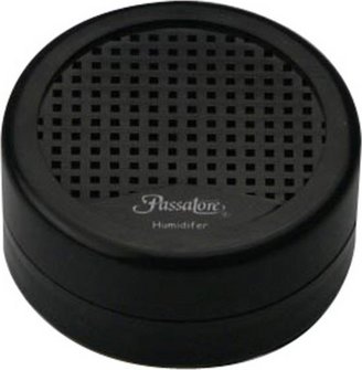 PASSATORE Polymerbefeuchter rund schwarz f&uuml;r ca. 25-50 Cig.