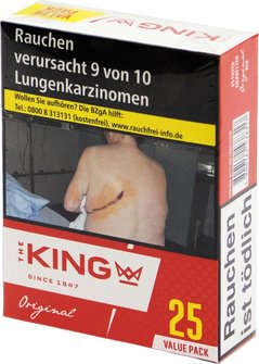 Zigarette King Red 84 mm, Value Pack, Inh. 8 Sch. &agrave; 25 Zig