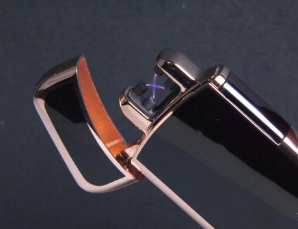 JEAN CLAUDE Anz&uuml;nd. Gamma schwarz/rosegold,X-Lichtbogenz&uuml;nd.