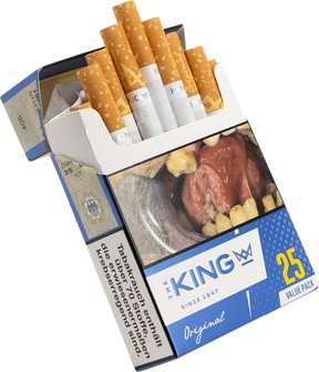 Zigarette King Blue 84mm, Value Pack, Inh. 8 Sch. &agrave; 25 Zig
