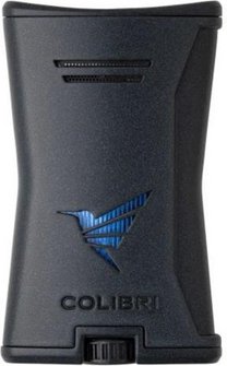 COLIBRI Feuerzeug Slim schwarz/schwarz    FZG. UNBEF&Uuml;LLT