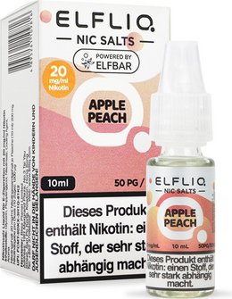 ELFBAR ELFLIQ Apple Peach 20mg/ml Nic Salt 10ml