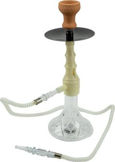 Shisha Chalifa transparent  1er/48cm