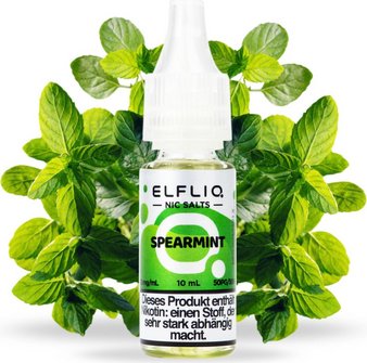 ELFBAR ELFLIQ Spearmint 20mg/ml Nic Salt 10ml