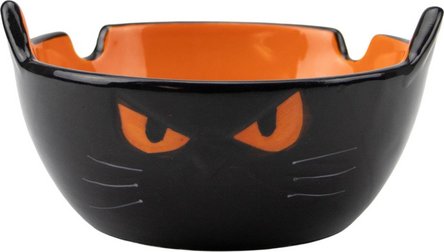 Windascher Keramik Angry Animal Katze schwarz &Oslash; 11cm