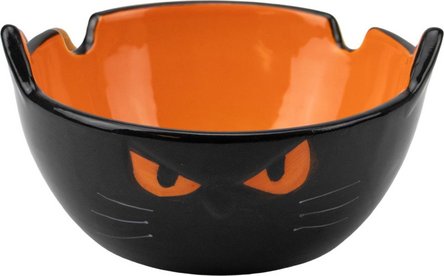 Windascher Keramik Angry Animal Katze schwarz &Oslash; 11cm
