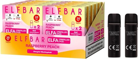 ELFBAR ELFA Pod Raspberry Peach 20mg/Nikotin 2er