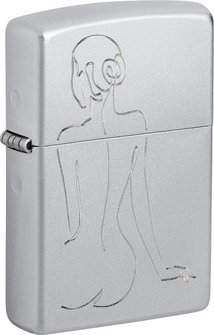 ZIPPO satin finish graviert Lady 60007828