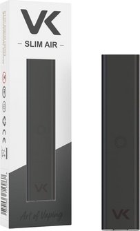 VK Slim Air Akku 500mAh Edelstahl schwarz